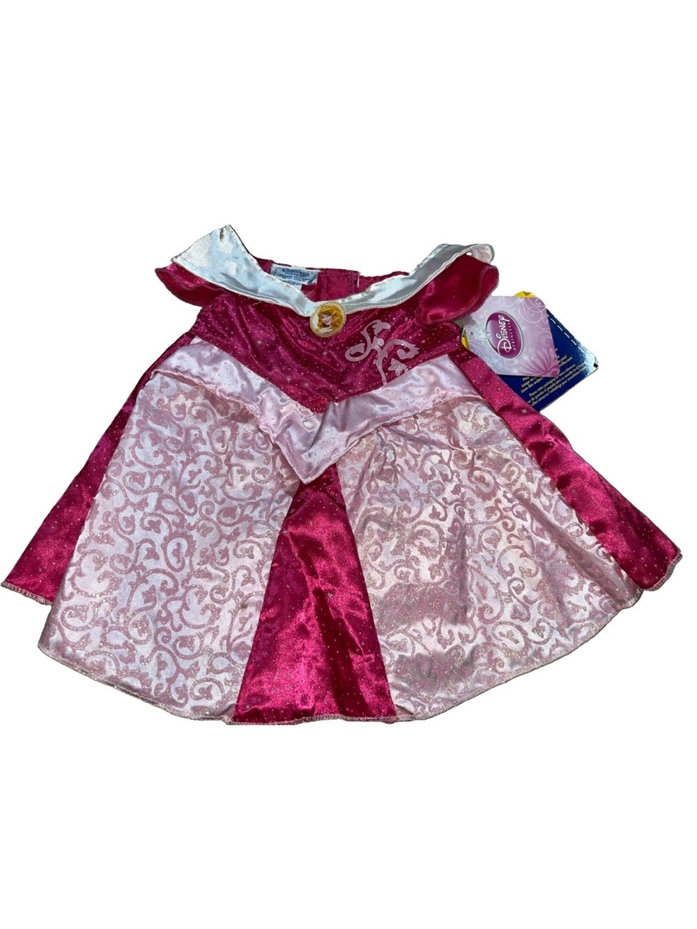 NWT Build A Bear Disney Aurora Sleeping Beauty Dress Disney Princess Dress RARE